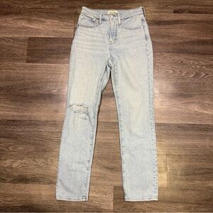 Madewell The Perfect Vintage Jean Light Blue Straight Women’s 26